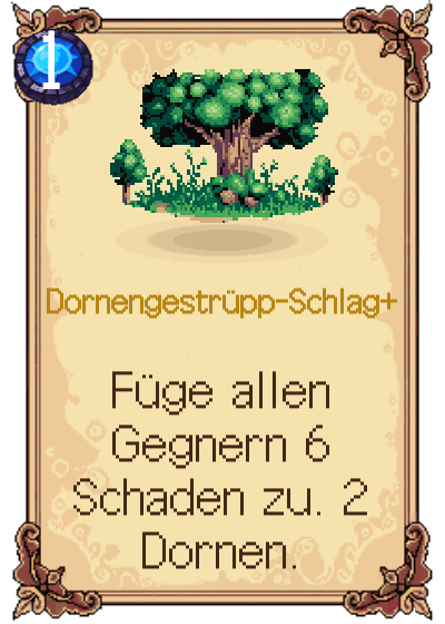 Dornengestrüpp-Schlag+