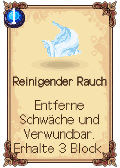 Reinigender Rauch
