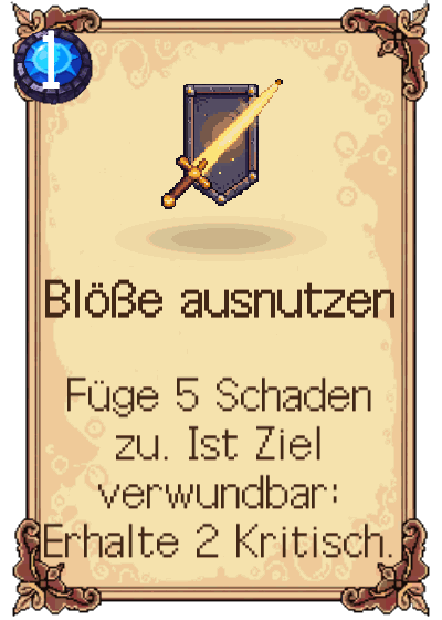 Blöße ausnutzen