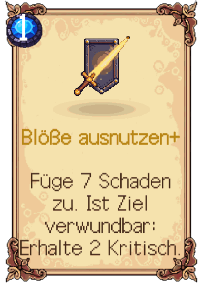 Blöße ausnutzen+