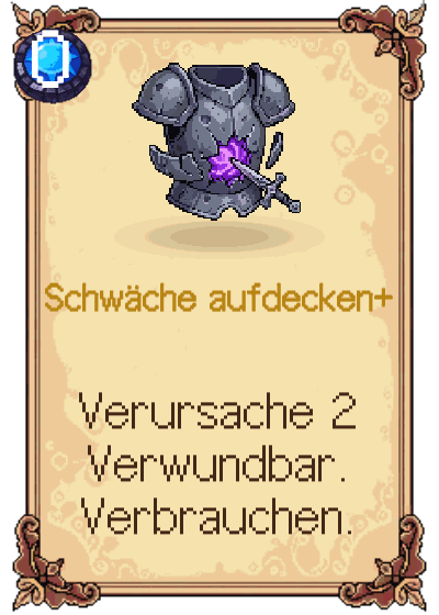 Schwäche aufdecken+