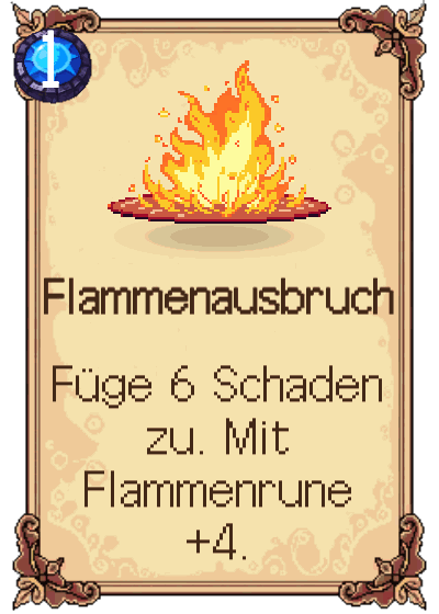 Flammenausbruch