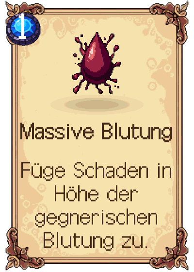 Massive Blutung