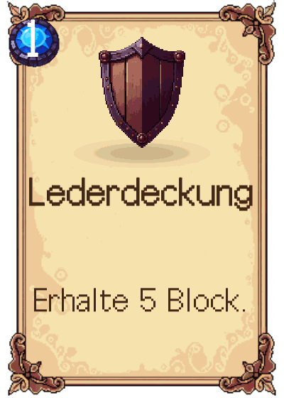 Lederdeckung