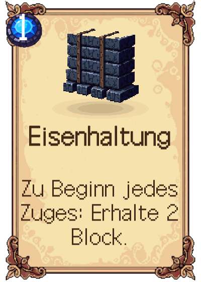 Eisenhaltung