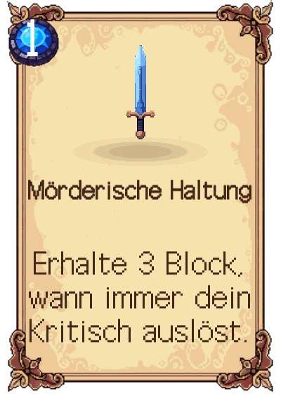 Mörderische Haltung