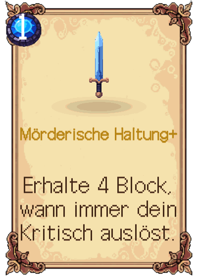 Mörderische Haltung+