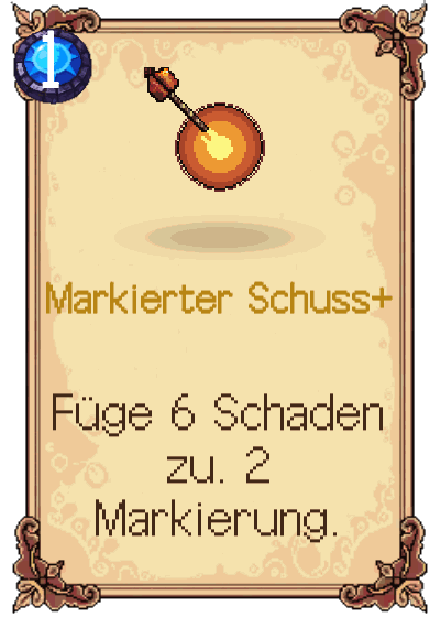 Markierter Schuss+