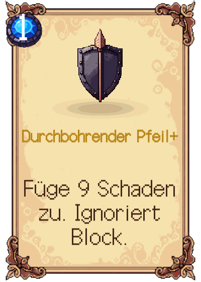Durchbohrender Pfeil+
