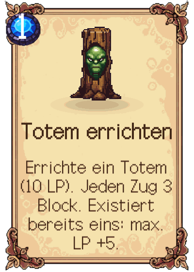 Totem errichten