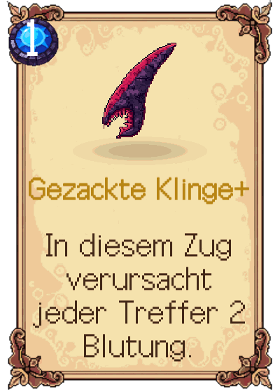 Gezackte Klinge+