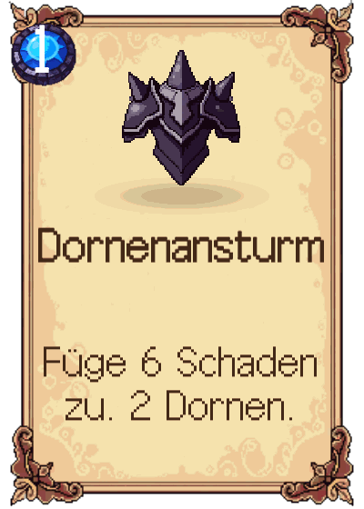 Dornenansturm
