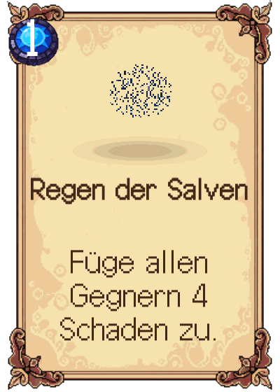 Regen der Salven