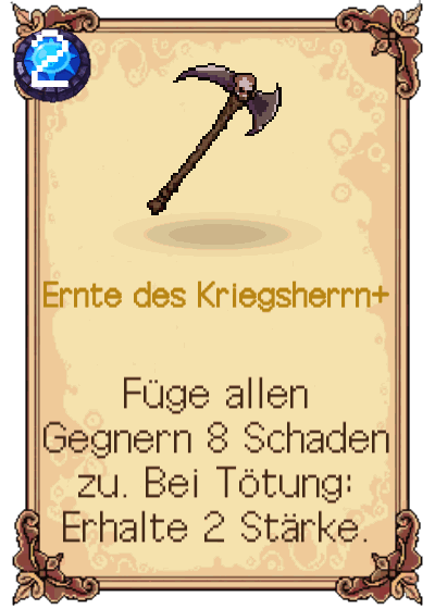 Ernte des Kriegsherrn+