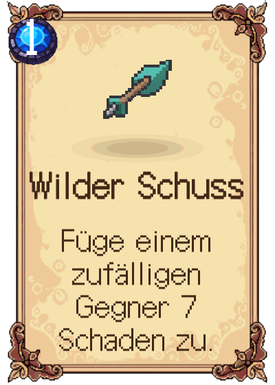 Wilder Schuss