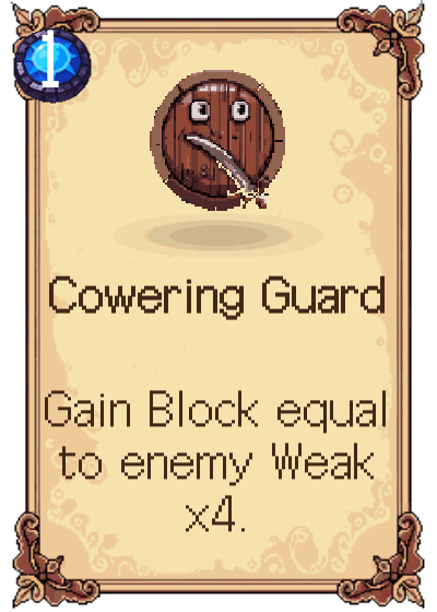 Cowering Guard