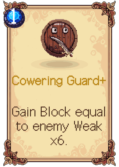 Cowering Guard+