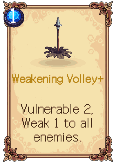 Weakening Volley+
