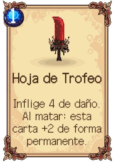 Hoja de Trofeo