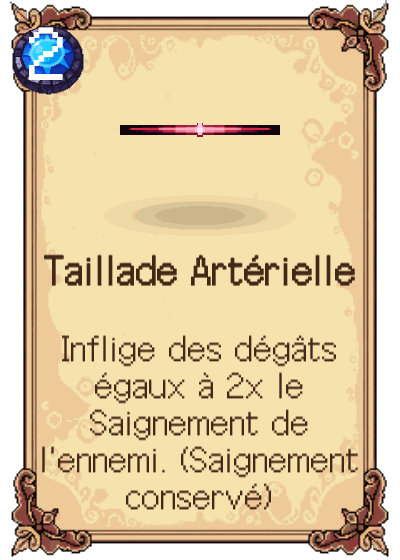 Taillade Artérielle