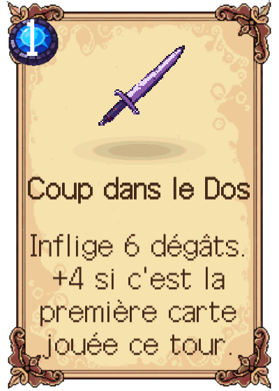 Coup dans le Dos