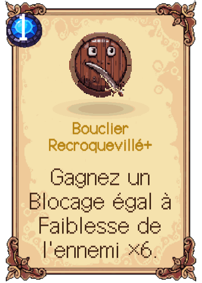 Bouclier Recroquevillé+