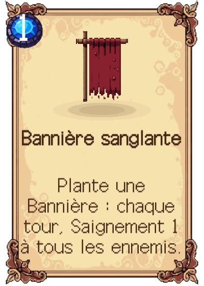 Bannière sanglante