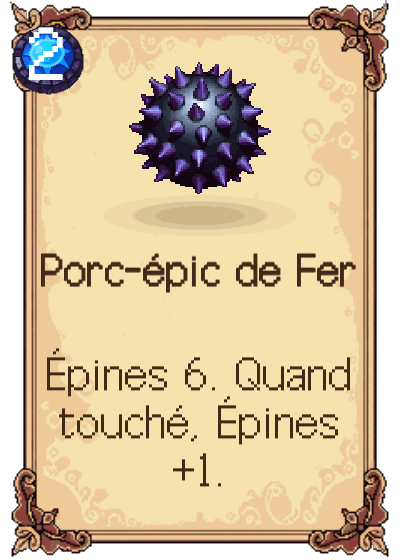 Porc-épic de Fer