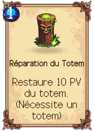 Réparation du Totem