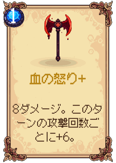血の怒り+