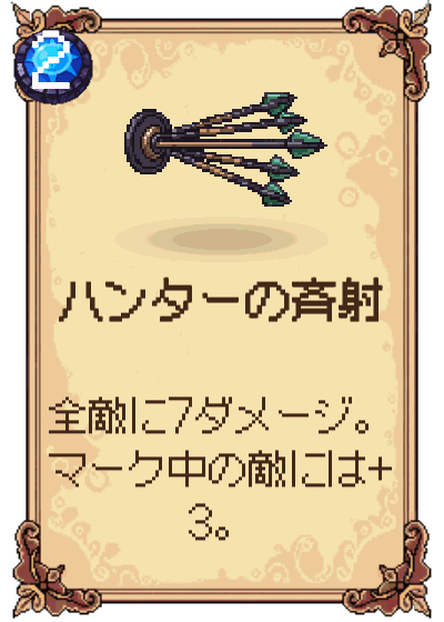 ハンターの斉射
