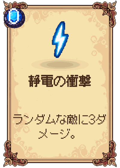 静電の衝撃