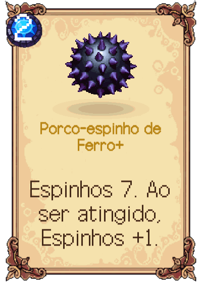 Porco-espinho de Ferro+