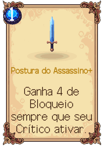 Postura do Assassino+