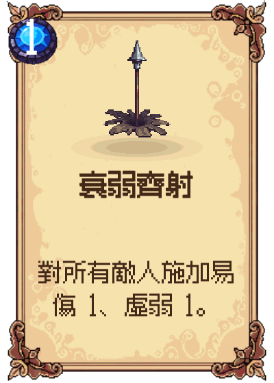 衰弱齊射